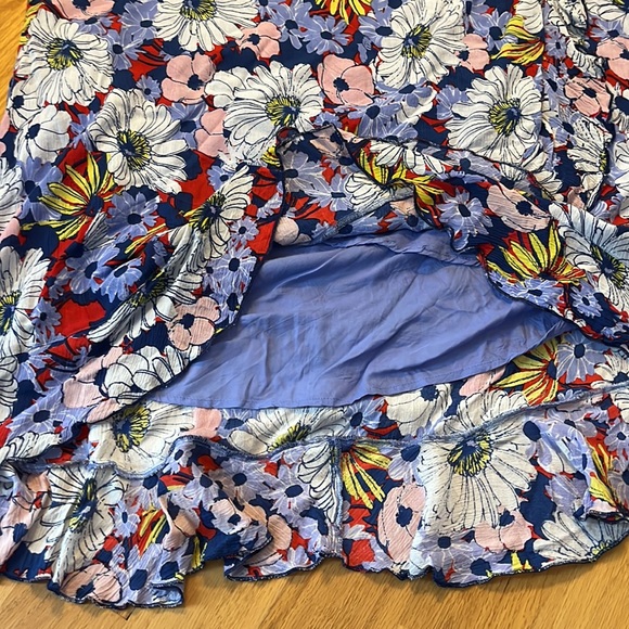 Maeve by anthropologie Sybil floral wrap skirt size large - Picture 5 of 6
